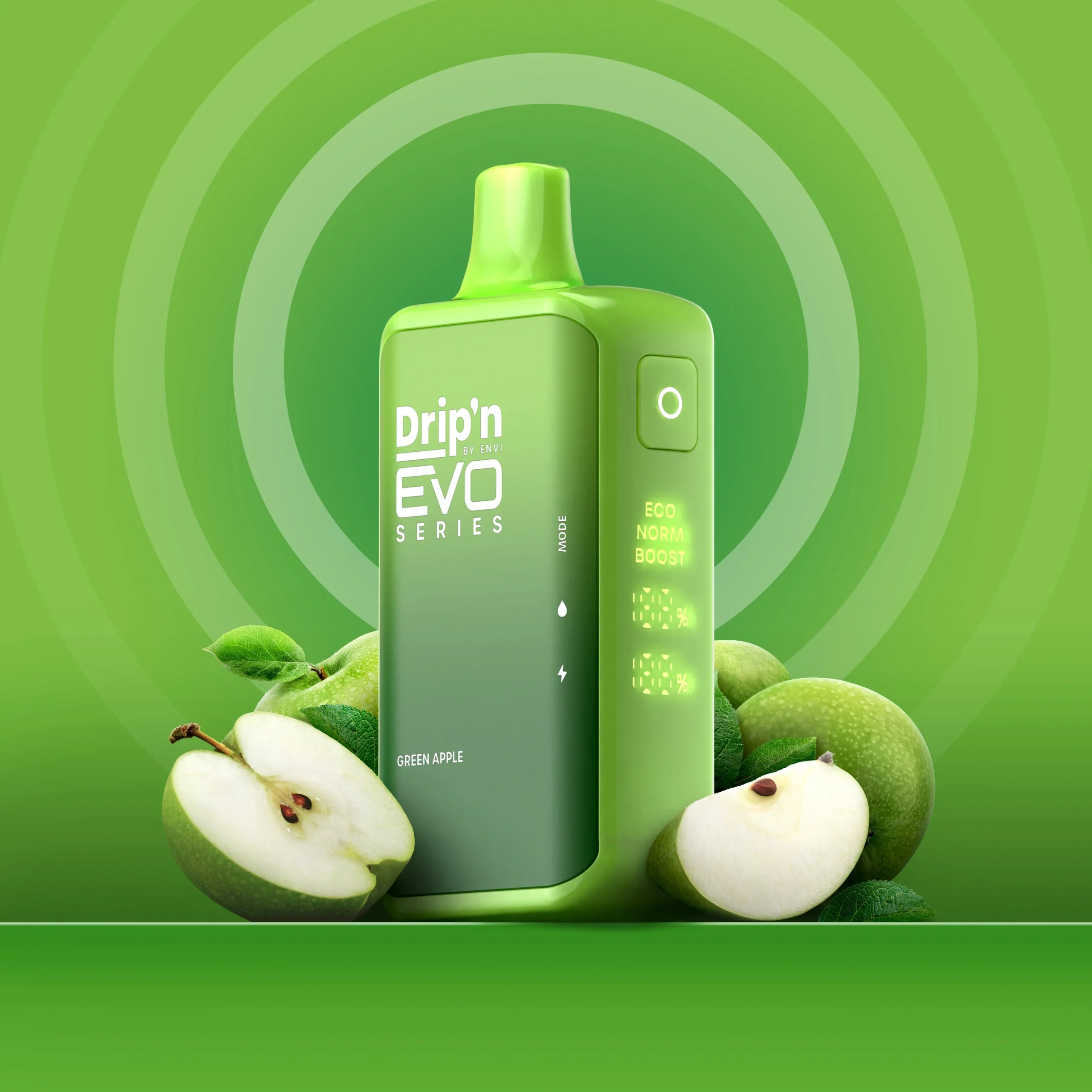 ENVI - DRIP'N EVO 28K - Green Apple - Image 2