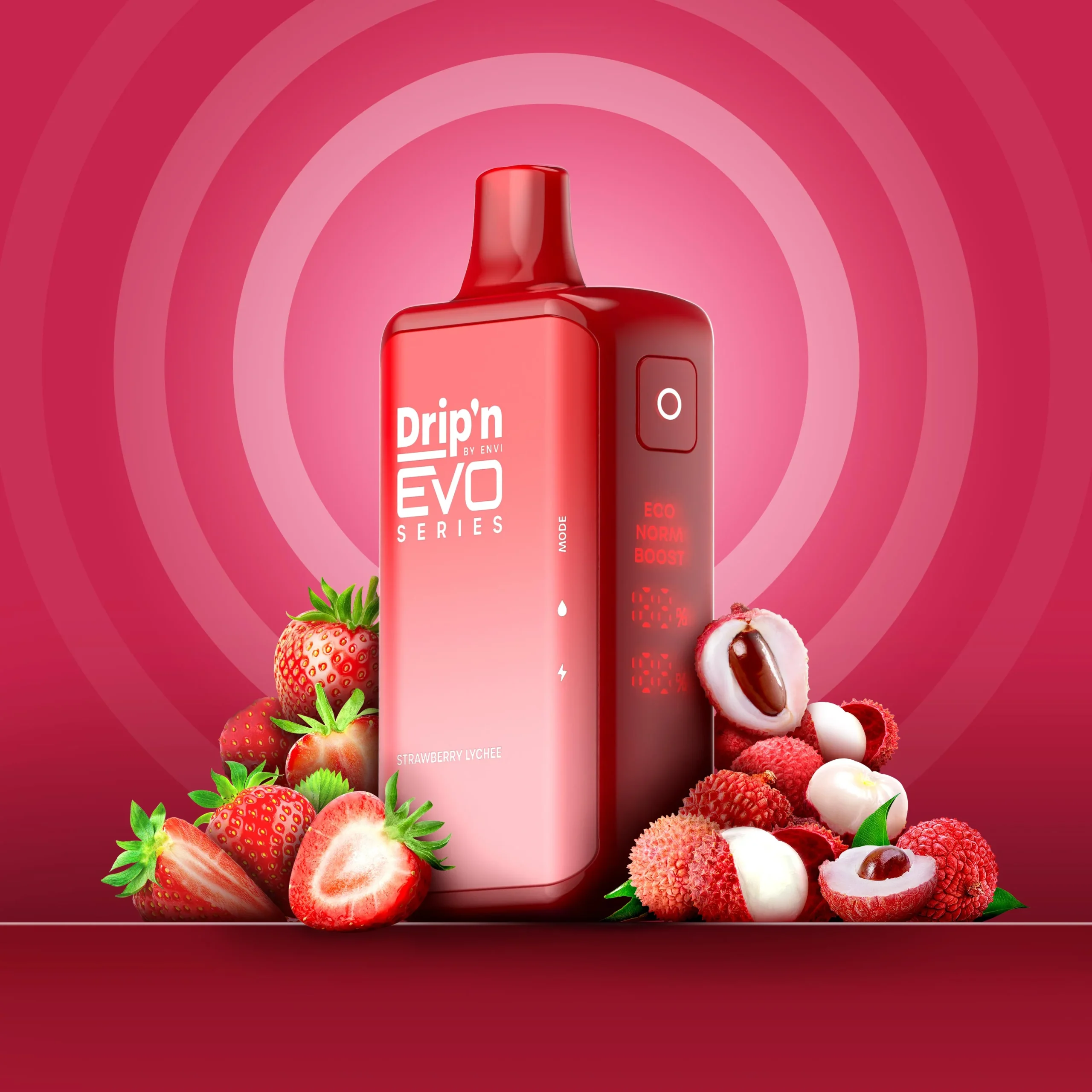 ENVI - DRIP'N EVO 28K - Strawberry Lychee - Image 3