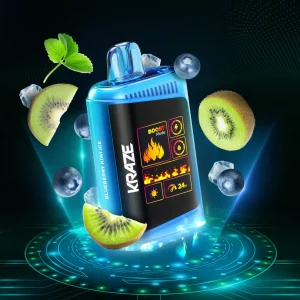 Kraze- Kraze HD Mega Vape- 20K - Blueberry Kiwi Ice Splash