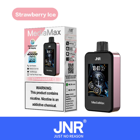 JNR Media Max Strawberry Ice 40000 Puffs