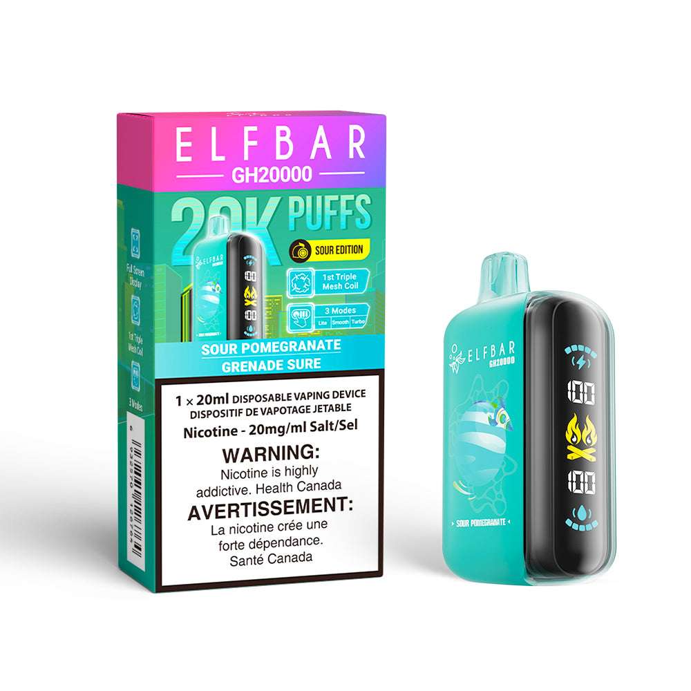 ELF BARs GH 20k SOUR POMEGRANTE DISPOSABLE VAPE
