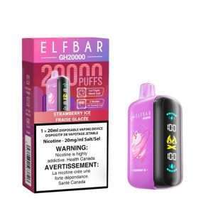 ELF BAR GH 20k STRAWBERRY ICE DISPOSABLE VAPE