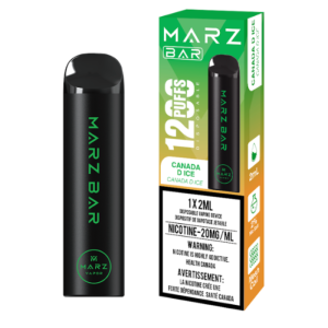 Marz Bar 1200 Puffs Disposable Vape - Canada Dry Ice