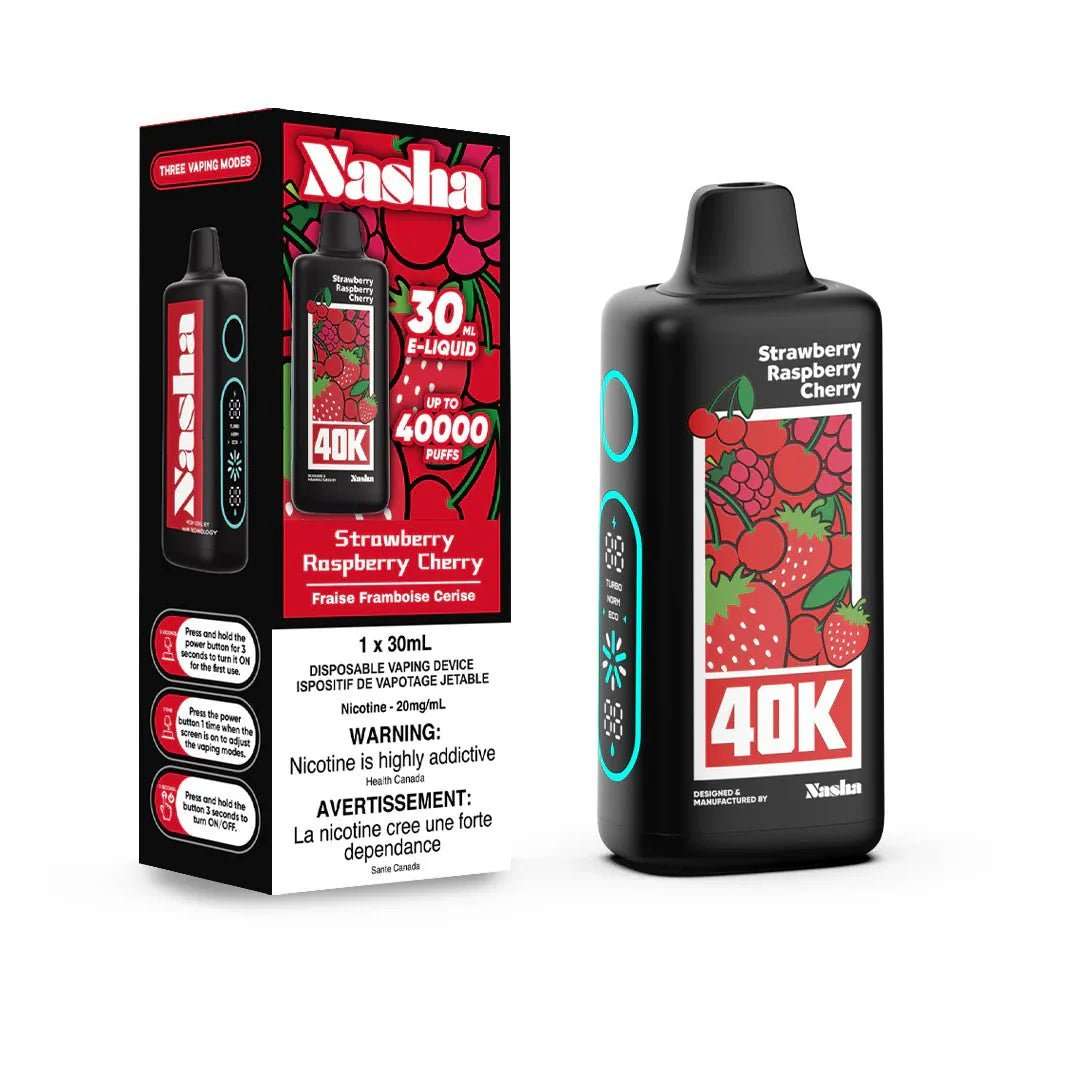 Nasha 40K Disposable - Strawberry Raspberry Cherry